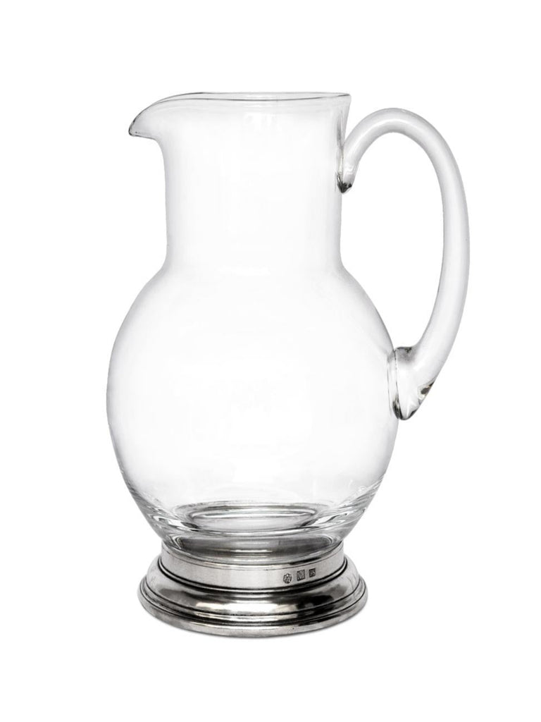 Erbusco Pewter & Glass Pitcher 1,5L