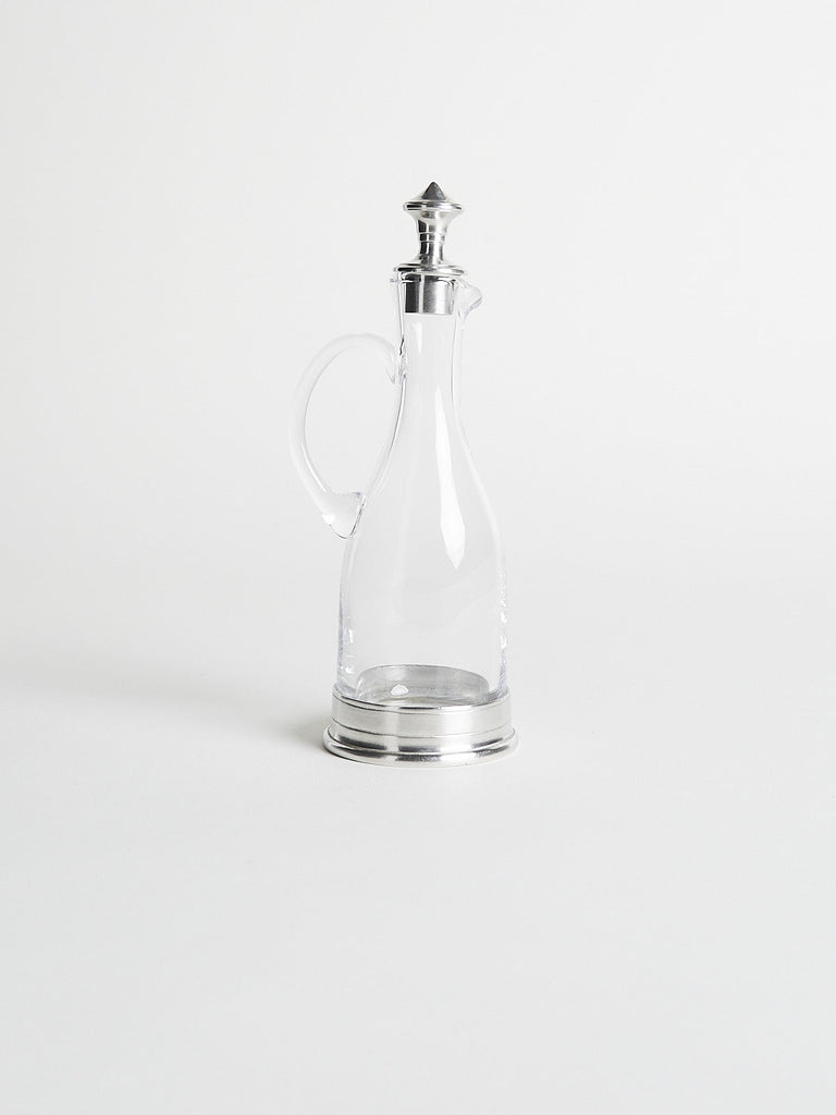 Cosi Tabellini Sirmione Pewter & Glass Oil Bottle with Top