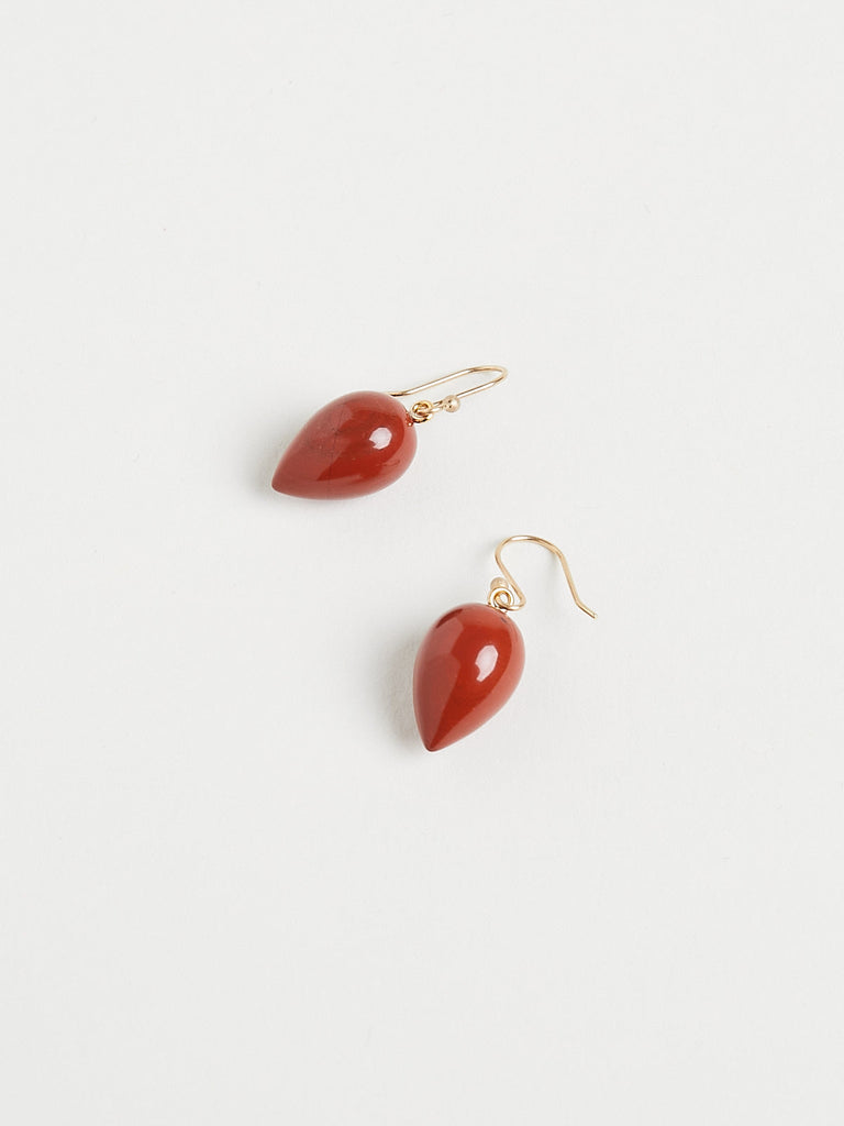 Ted Muehling Acorn Earrings in Jasper