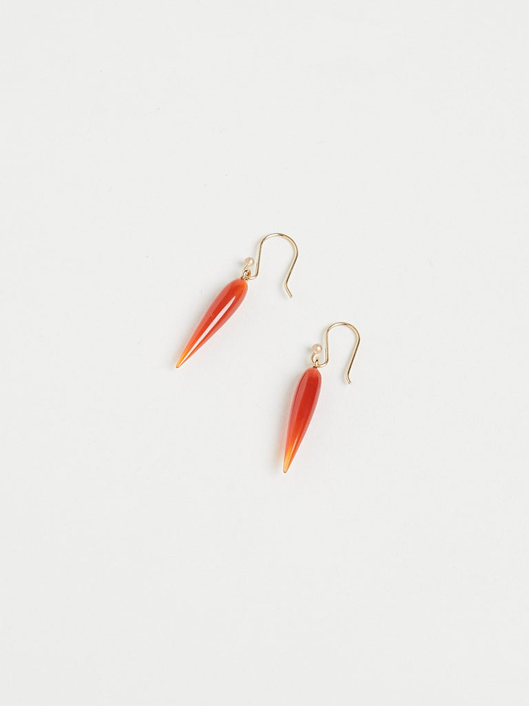 Ted Muehling Rice Earrings in Carnelian