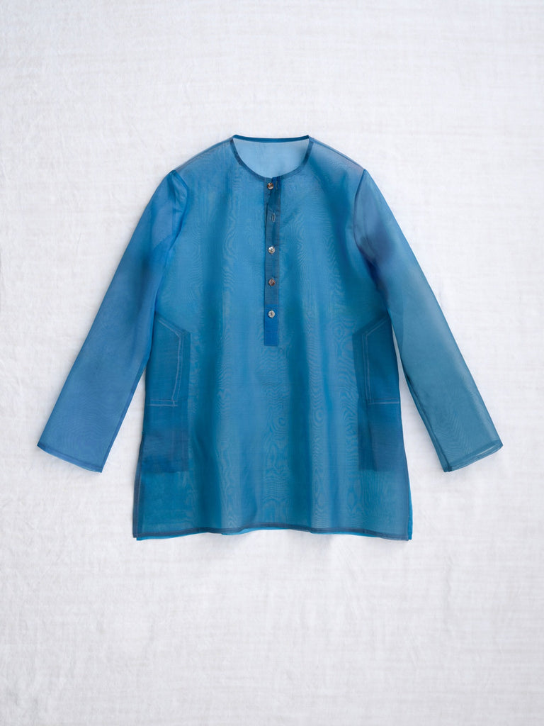 dosa x Mouki Mou Simple Kurta with Hand Stitching in Myrsini