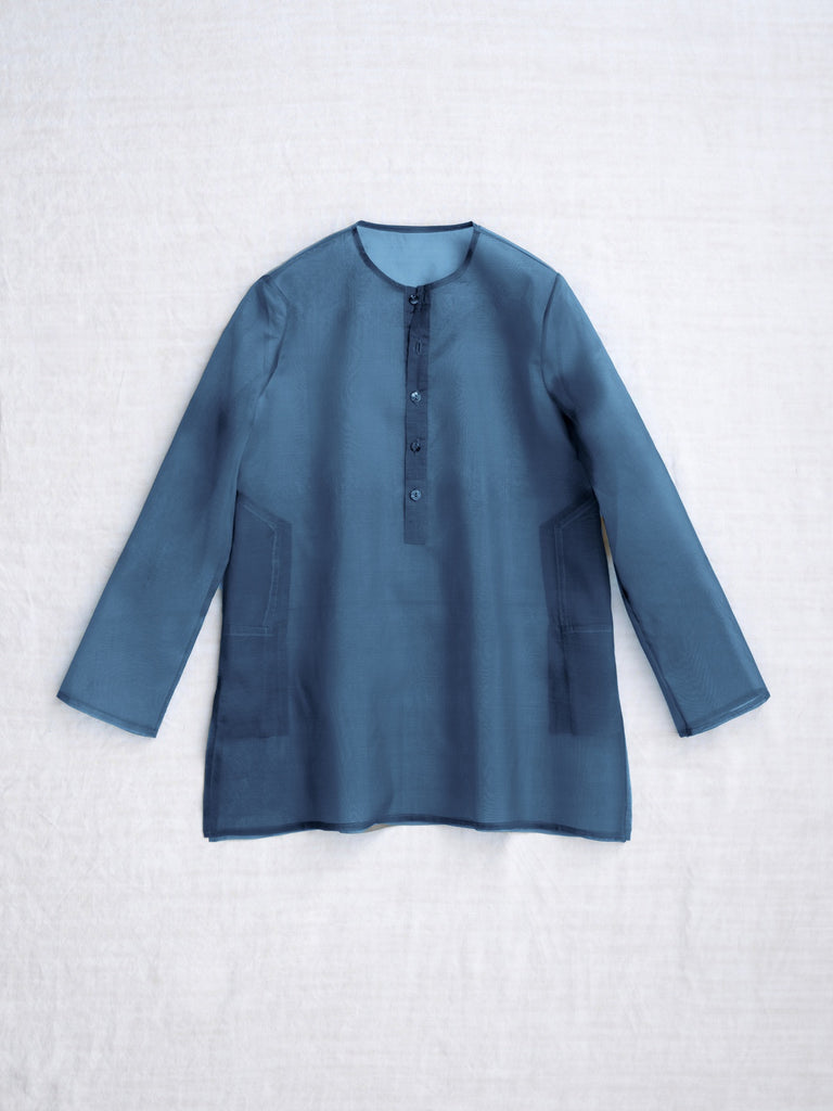 dosa x Mouki Mou Simple Kurta with Hand Stitching in Scala