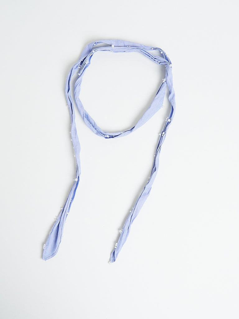 Salon C Lundman - Embriodered Necklace in Blue