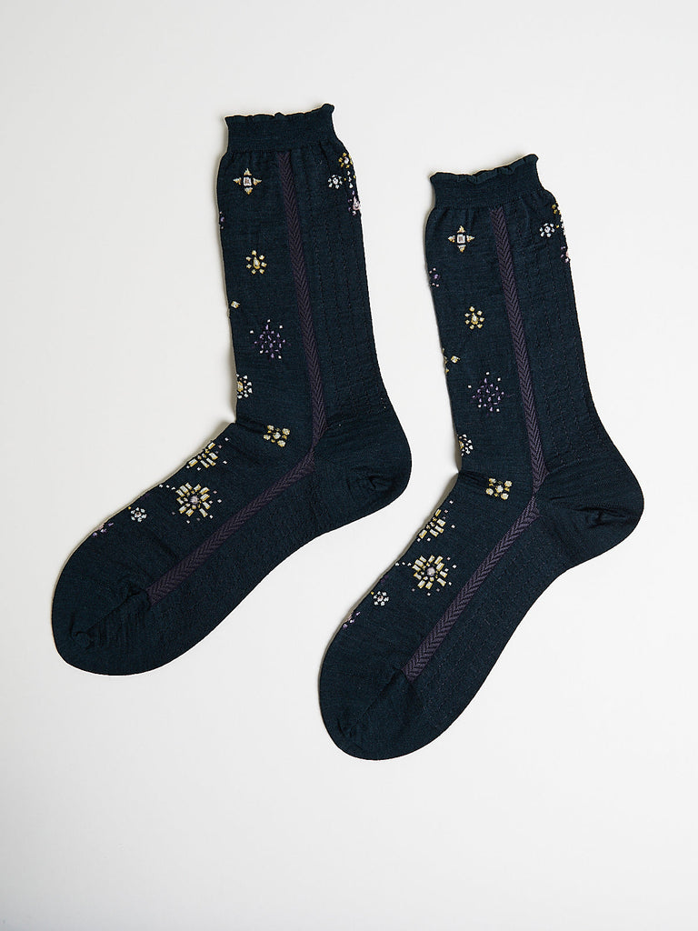 Antipast - Like A Jewelry Socks in Dark Green