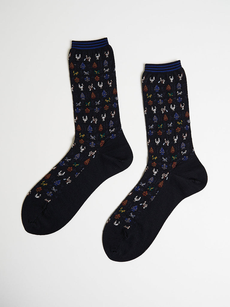 Antipast - Forest Mate Socks in Black