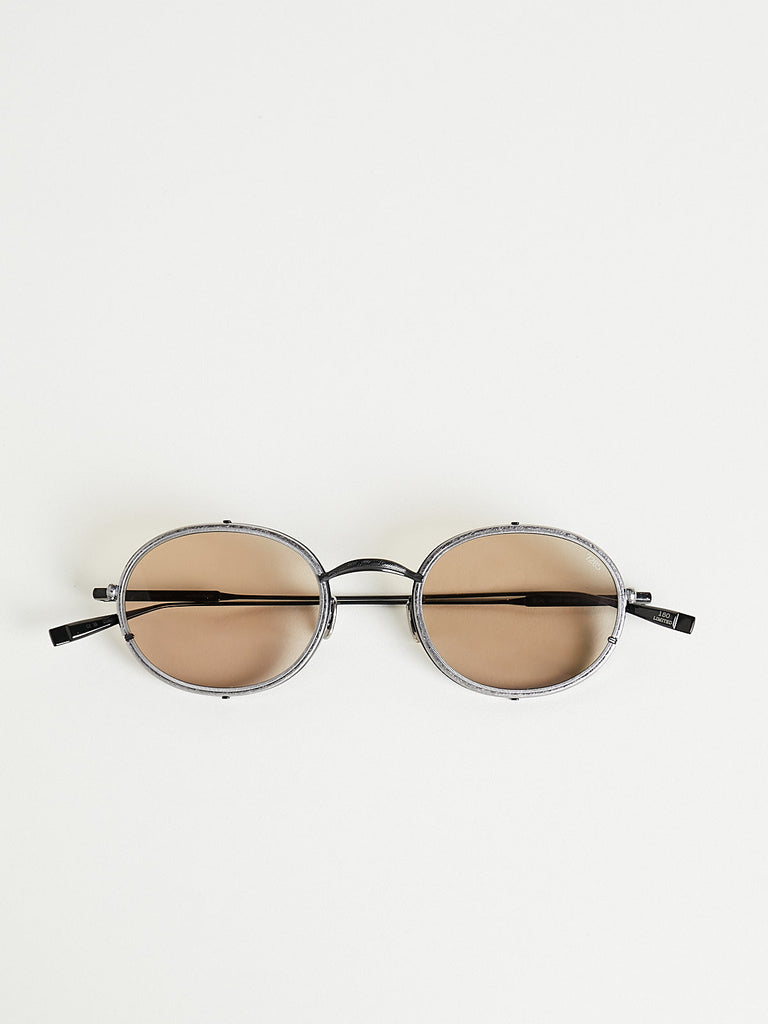 Eyevan - 804 Sunglasses with Metal Rim in Brown