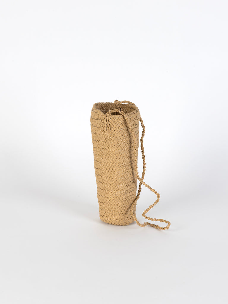 Aeta - Bottle Shoulder Bag in Light Beige L