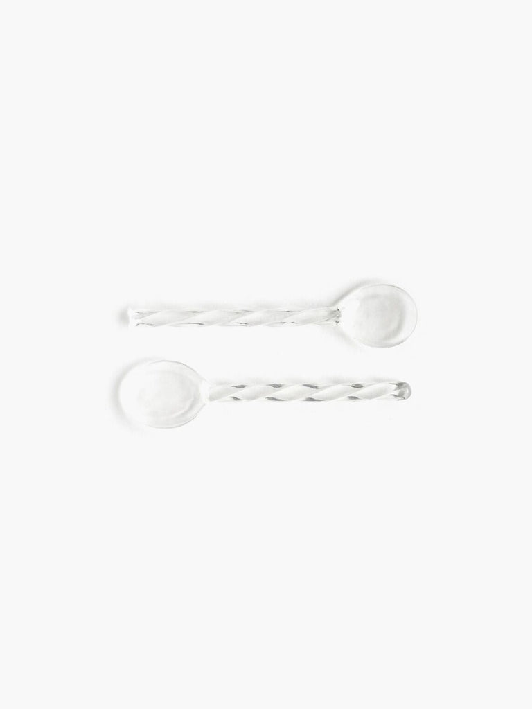 Yali Glass - Twist Gelato Spoons - Set of two