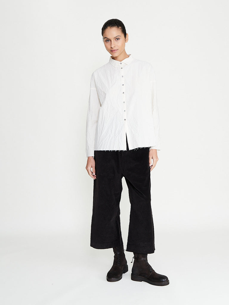 Album di Famiglia - Short Collar Shirt LWR in Natural