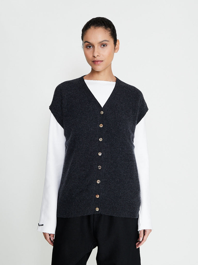 Album di Famiglia - Open Vest WS in Almost Black