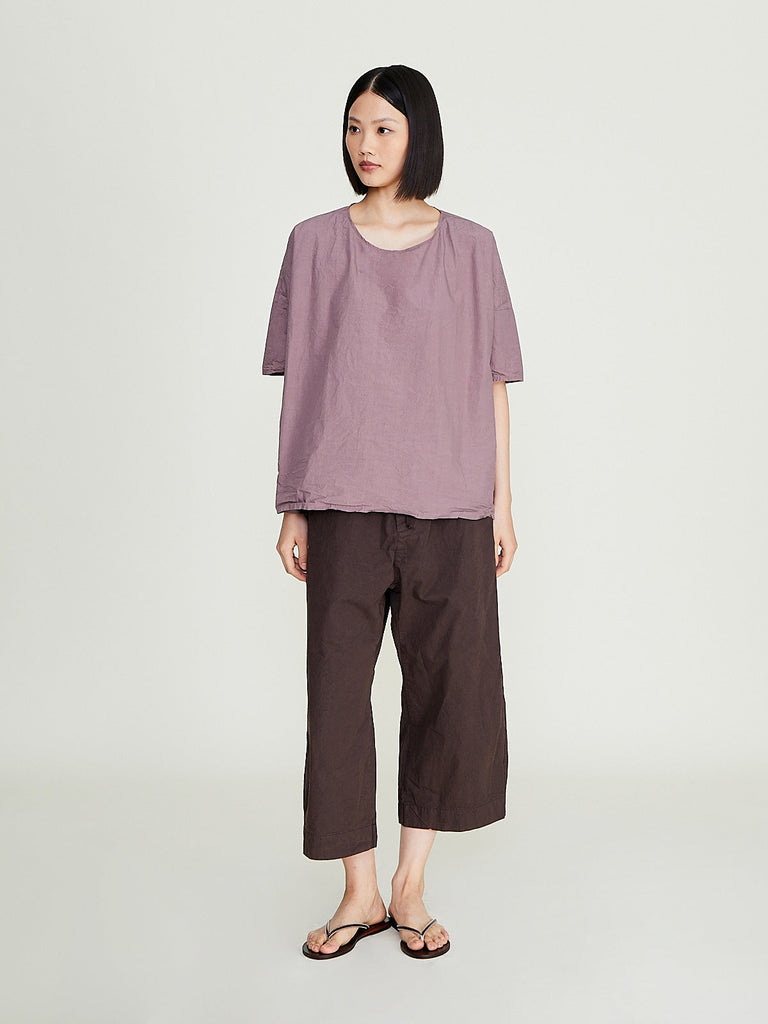 Album di Famiglia - Wide & Short Trousers CC in Grape
