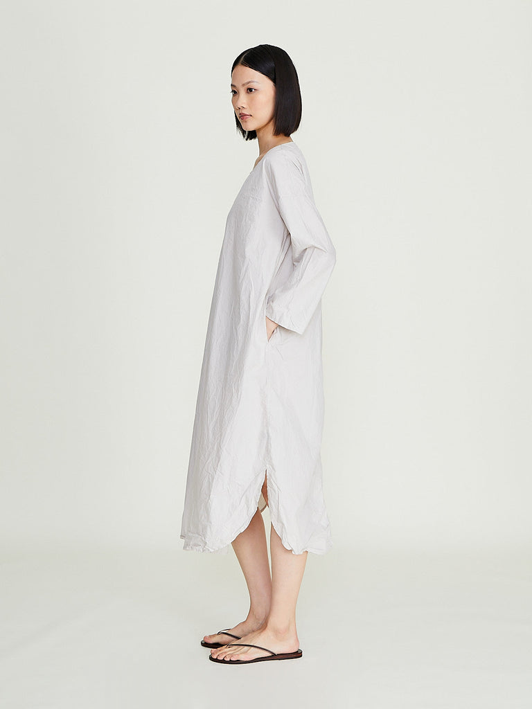 Album di Famiglia - T-Shirt Dress TC in Pebble