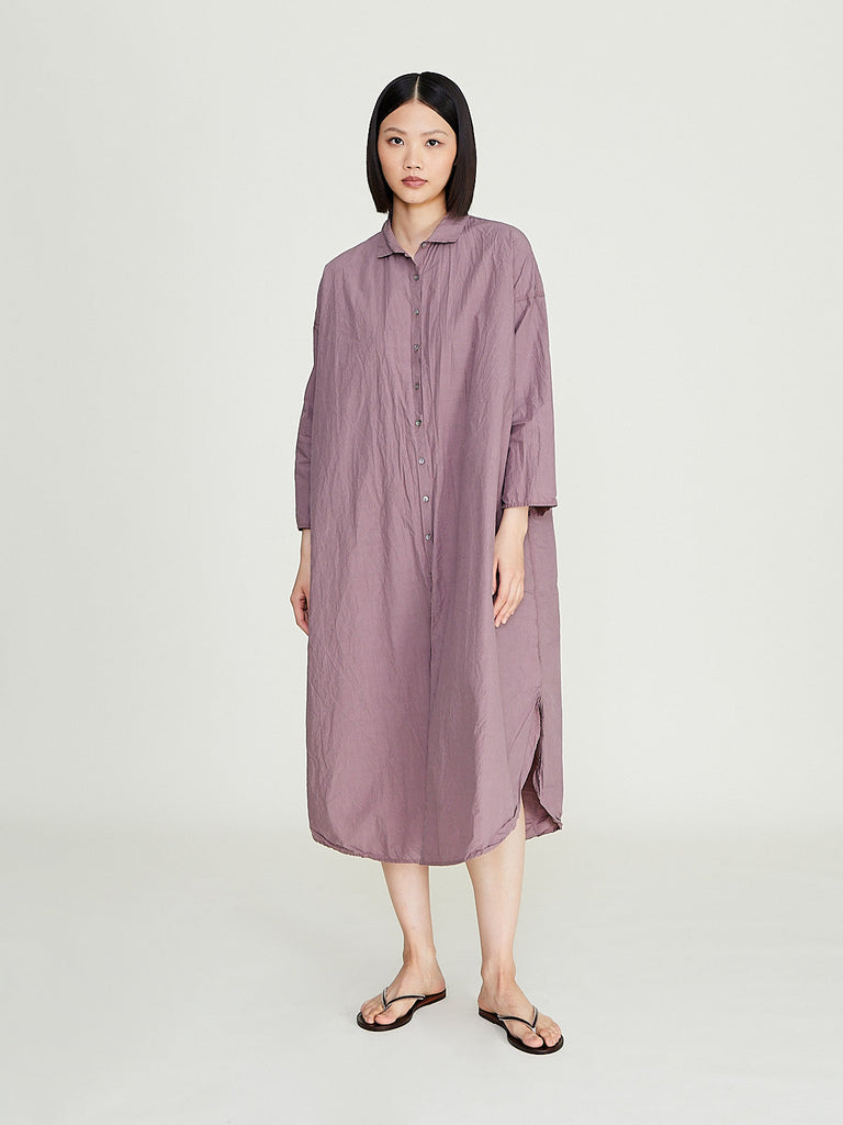 Album di Famiglia - Long Shirt Dress TC in Mauve