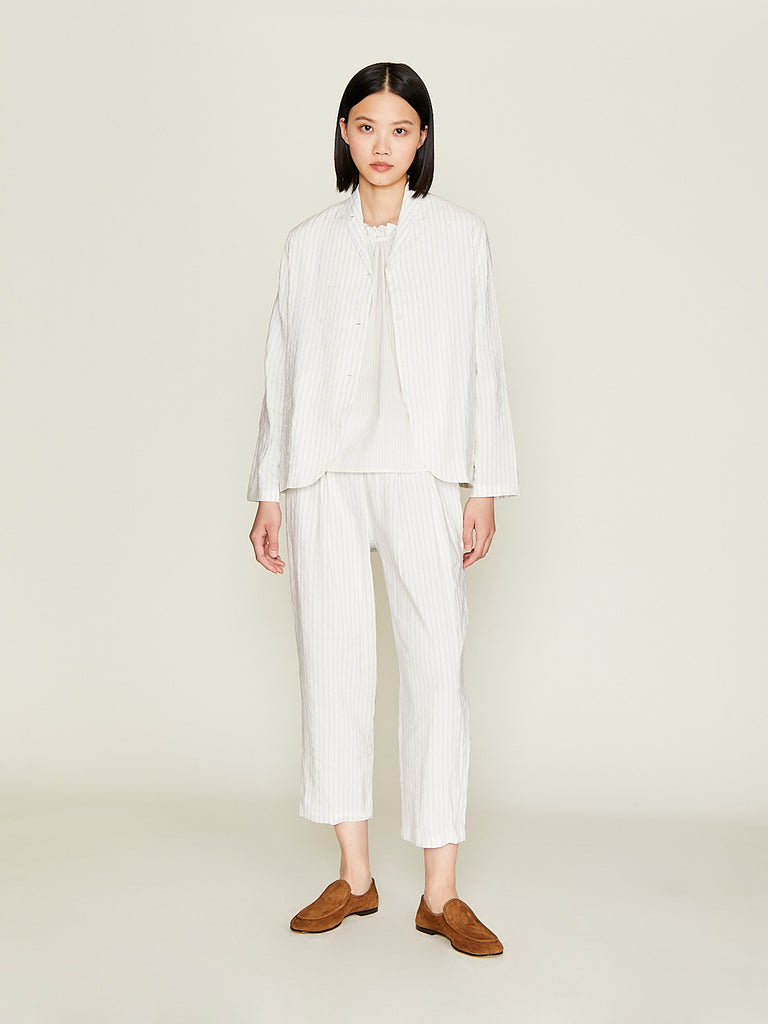 Apuntob - Trousers in Stripe Meringue
