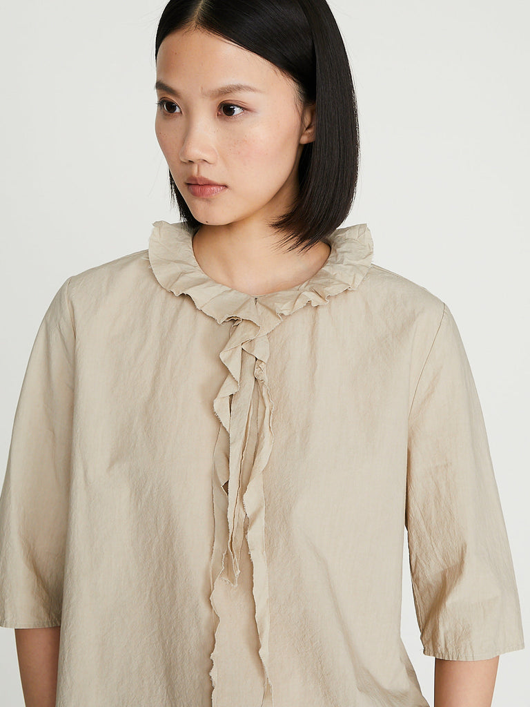 Apuntob - Plain Popeline Shirt in Rope