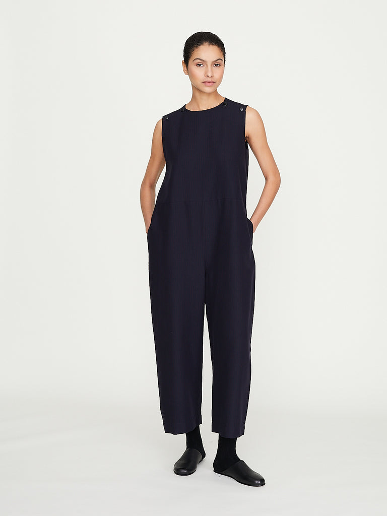 Arts & Science - Shoulder Button Overall in Dark Navy