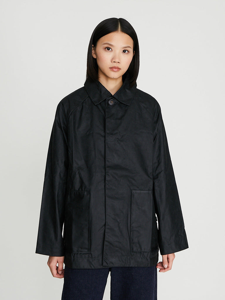 Artikel København - A3 JA OBA Oilskin Jacket in Black