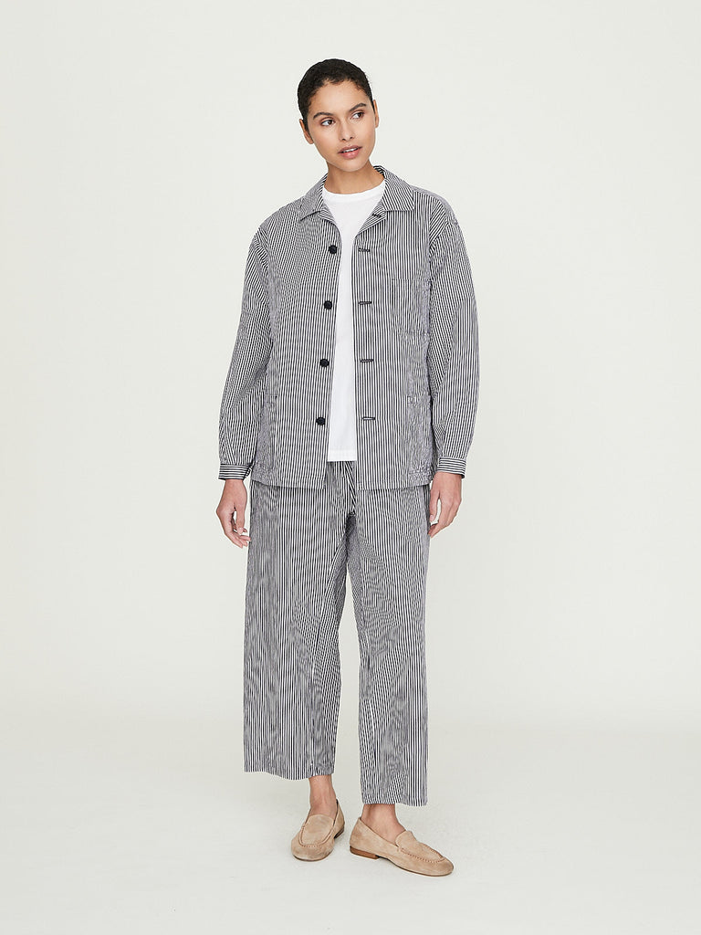 Arts & Science Ethnic Pants Long in Purplish Navy