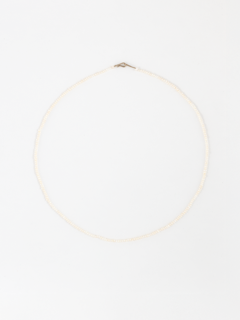 Anaconda - Babe Flea Necklace in WG 19K with 10.47ct River Pearls