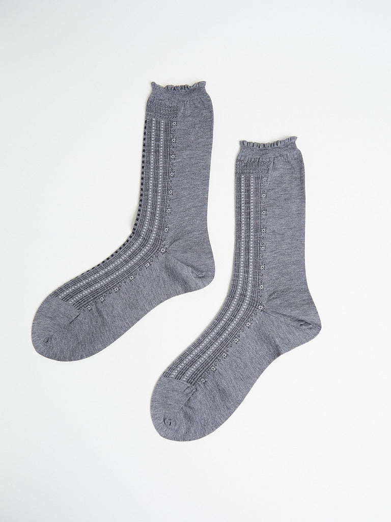 Antipast Front Line Socks in Mix Grey