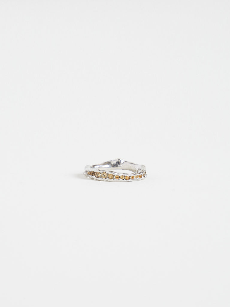 Vasiliki - Dendrogramma Ring with 1.2ct Malawi Citrines