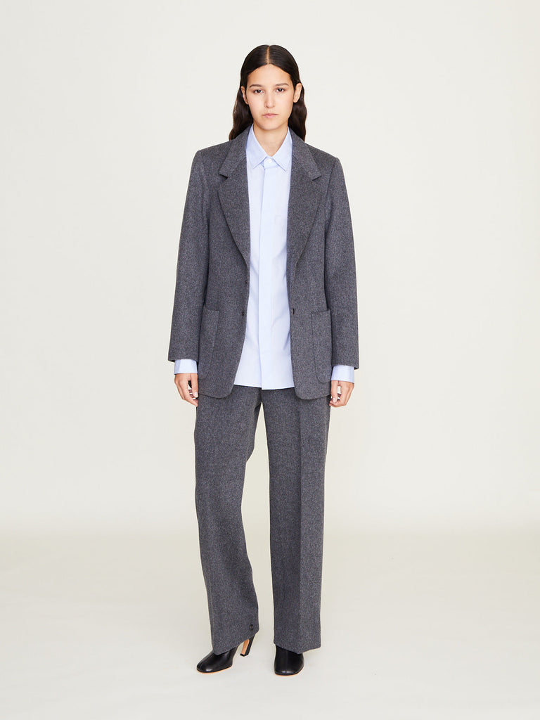 Bare - Versatile Wide pants Unisex in Charcoal