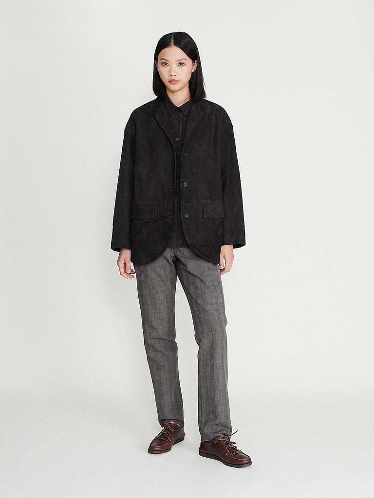 Bergfabel - Leather Bella Jacket in Deep Brown