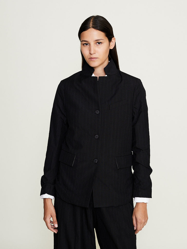 Bergfabel - Giulia Jacket in Black Stripe