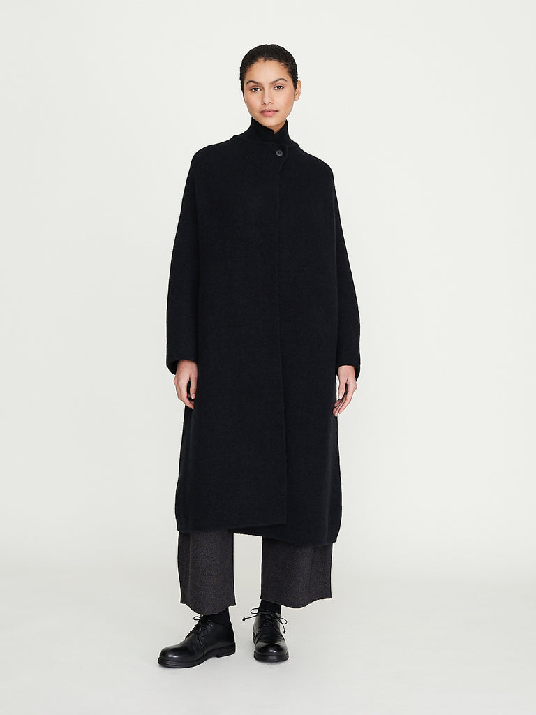 Boboutic - Yes Sir That's My Baby Long Coat in Black