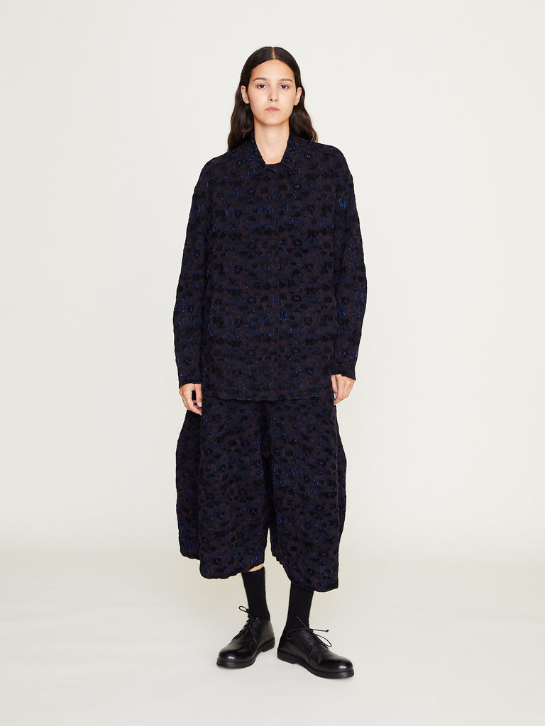 Boboutic - Knitwear Pants in Navy Mix