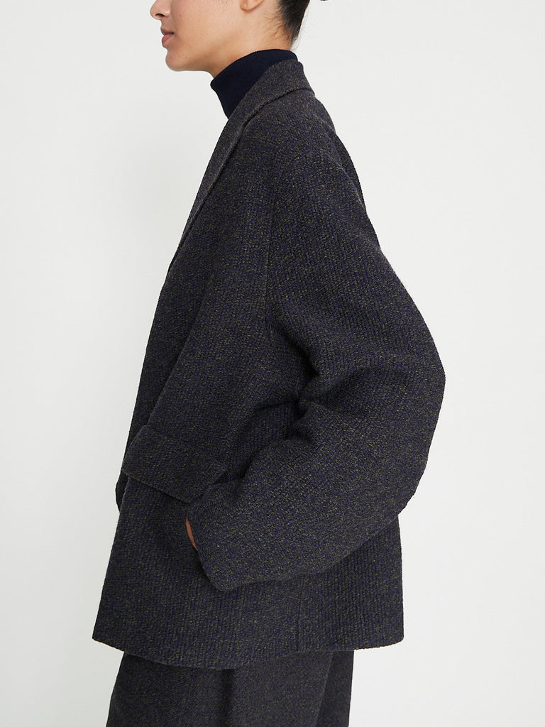 Boboutic - Wool Lane Jacket in Blue/Green Mix