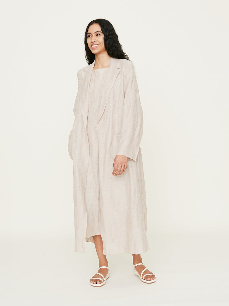 Sheel Duster Coat in Natural