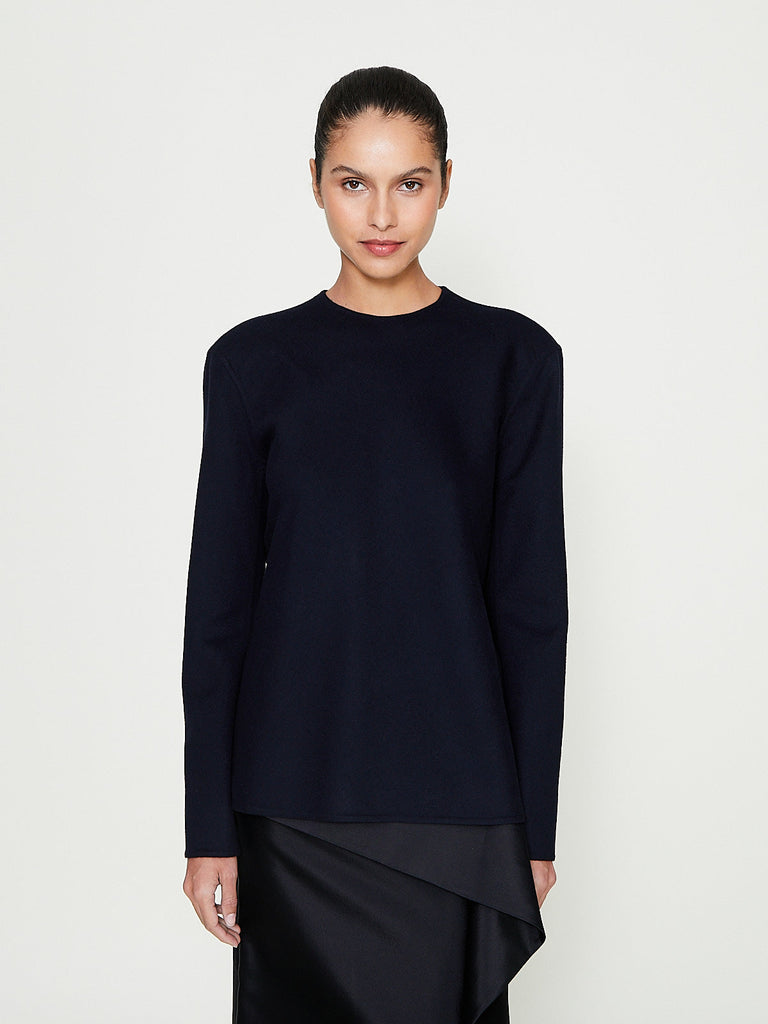 Carven - Shift Top in Midnight