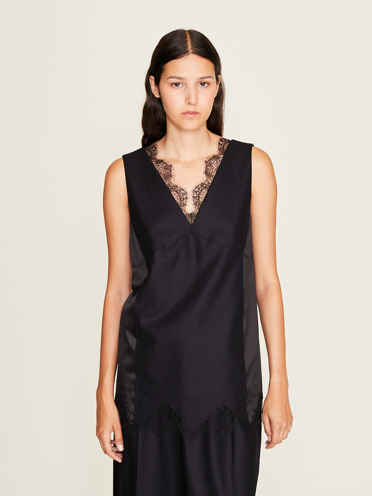 Carven - Lingerie Top in Deep Black