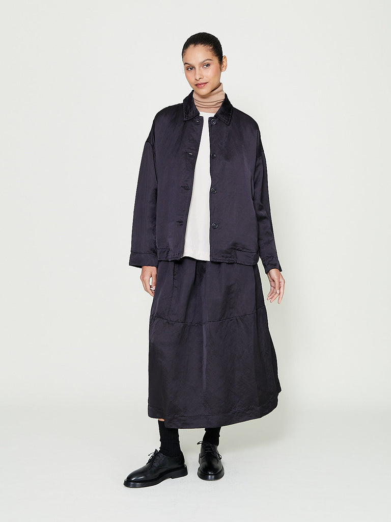 Casey Casey - Juliette Jacket H Satin in Night