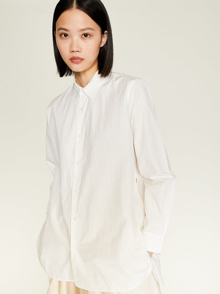 Casey Casey - Clothilde Shirt Paper Cotton in Off White