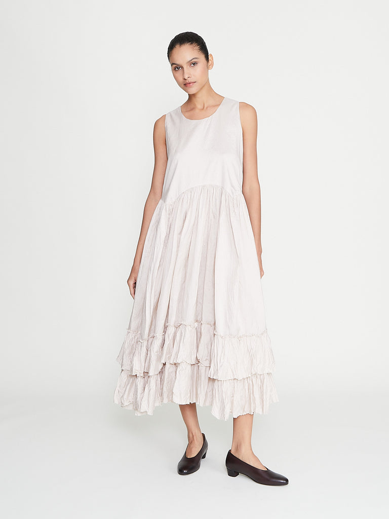 Christian Peau - Silk Dress in Terracotta