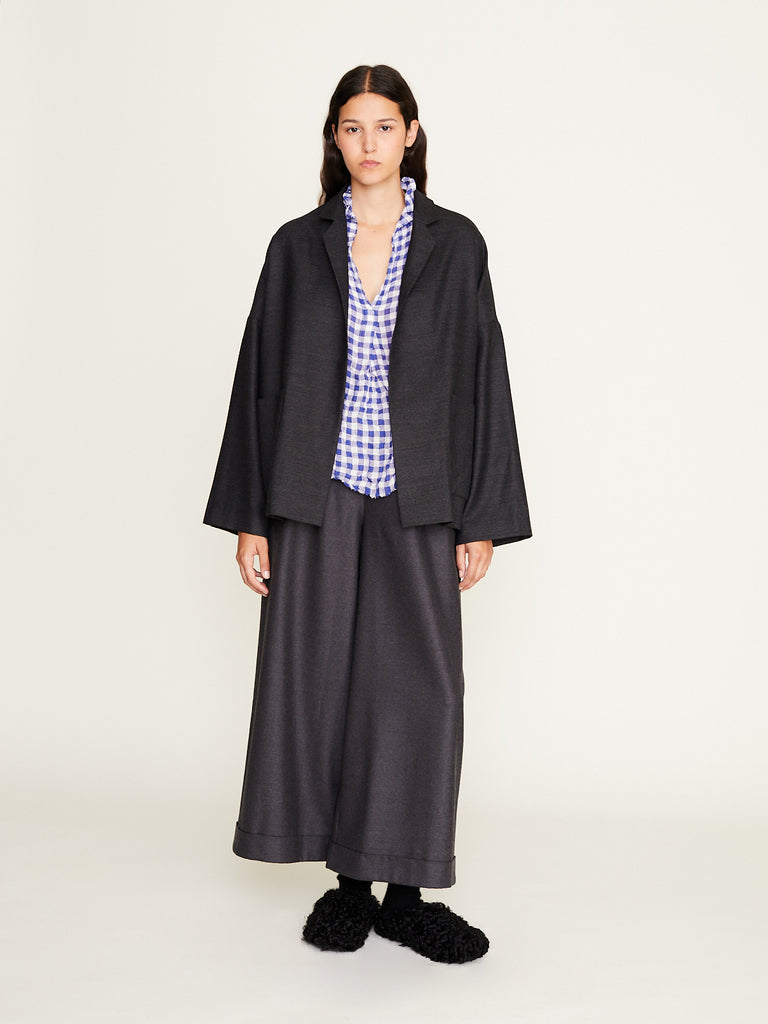 Daniela Gregis - Pantalone Trousers Pigiama Tasche In Antrachite