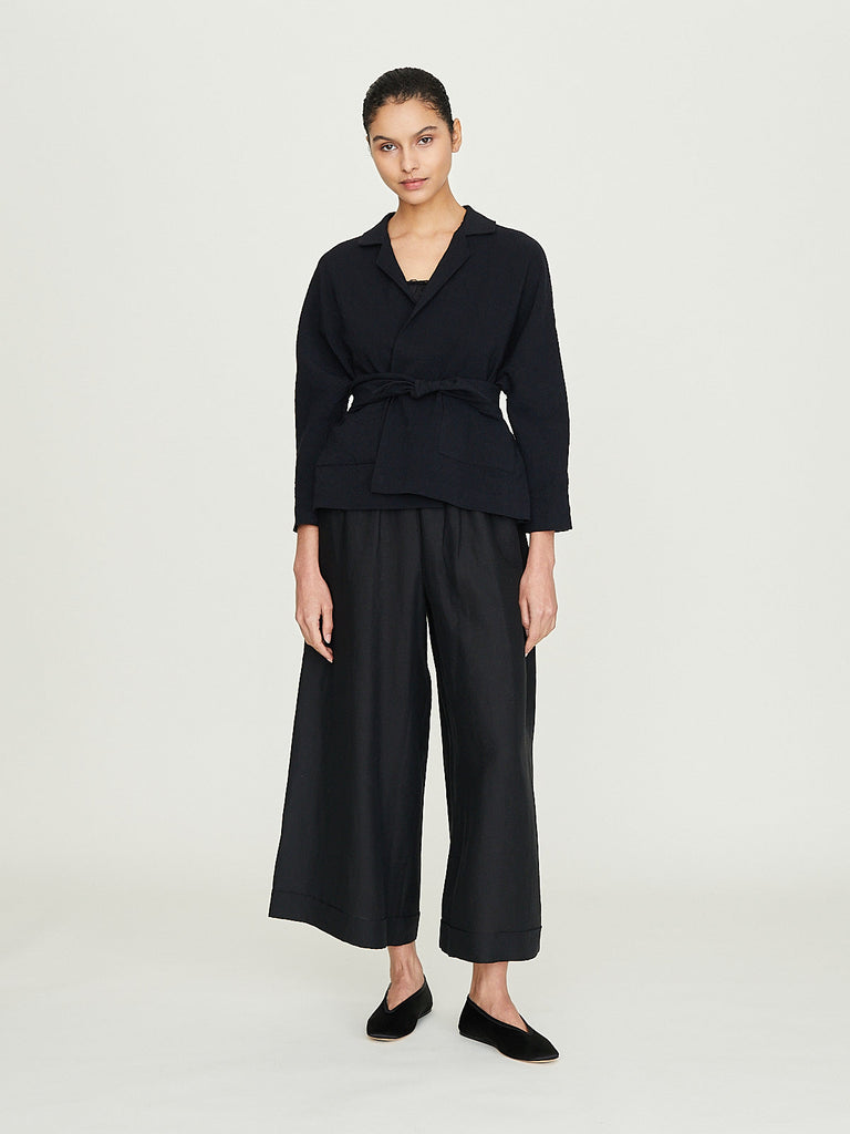 Daniela Gregis Giacca Jacket Peonia Nido in Black