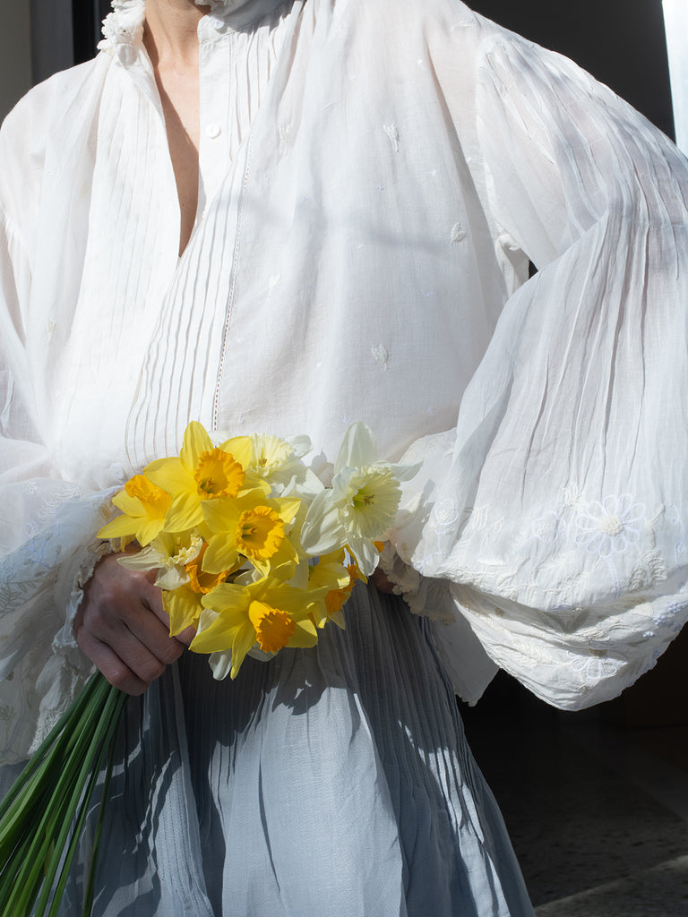 Slava Blouse in White