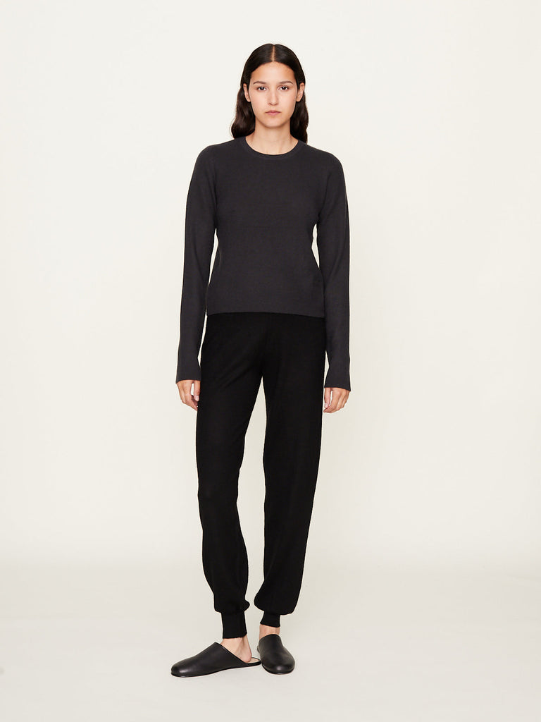 Frenckenberger - Long Sleeve Mini T-Shirt in Charcoal