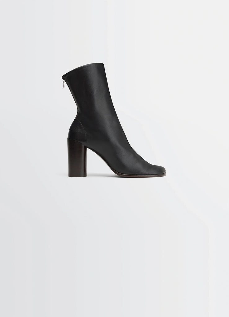Glove Ankle Boots 80 in Dark Chocolate