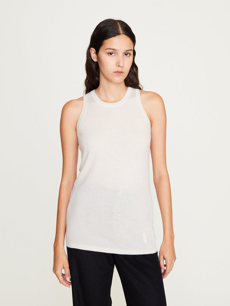 Frenckenberger - Tank Top in Chalk
