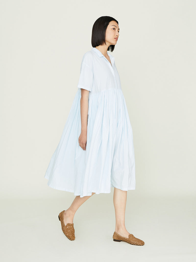 Manuelle Guibal - Robe Chemise Puff in Chlorase
