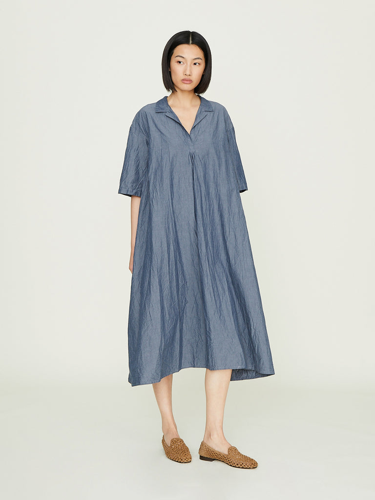 Manuelle Guibal - Robe Tunique Loomi in Denim