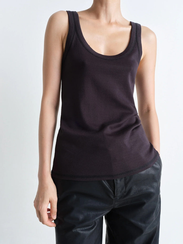 Lemaire - Rib Tank Top in Squid Ink
