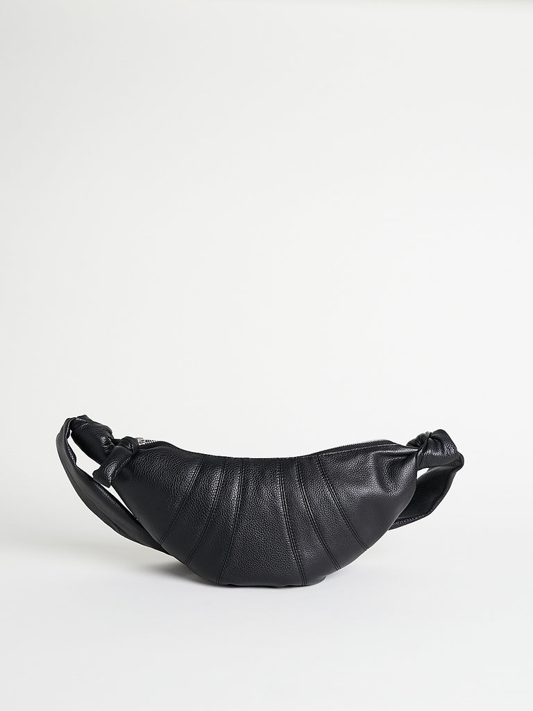 Lemaire Small Croissant Bag in Black