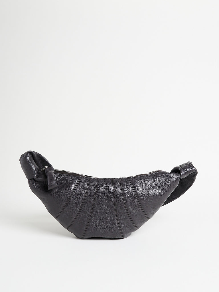 Lemaire Small Croissant Bag in Dark Chocolate
