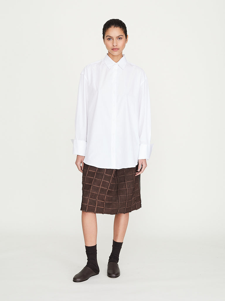 Niccolò Pasqualetti  - Piega Skirt in Brown