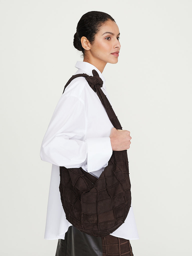 Niccolo Pasqualetti - Hobo Bag in Dark Brown